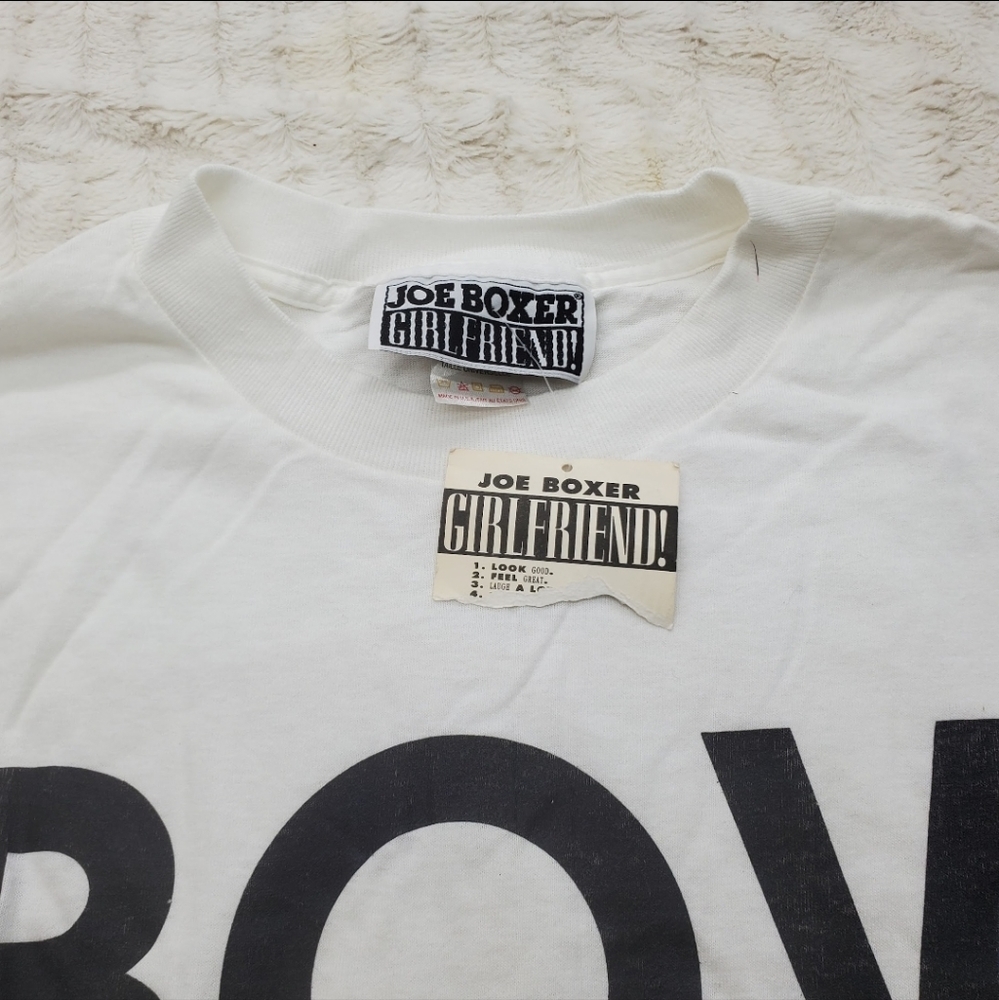 NWT Joe Boxer Girlfriend Women's Vintage 90s T-Shirt Tee Bow Wow Dog One  Size - Picture 2 of 9